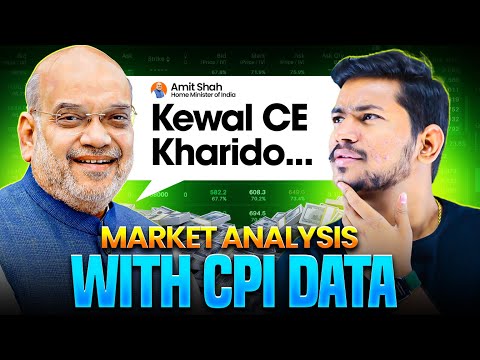 Amit Shah की Gaurantee ! केवल CE ख़रीदें ? - Market Analyis with CPI Data | 14 May 2024