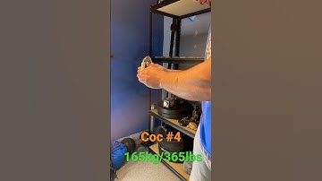 Coc #4 wide set close 165kg/365lbs #grip #gripstrength #strength #hand #viral