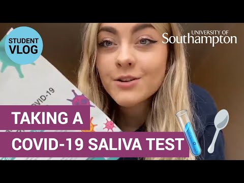 How to take a COVID-19 saliva test | University of Southampton