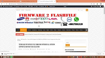 Tecno KA6 FRP Unlock Solution With SP Flash Tool With 30MB File Easy Work Solution