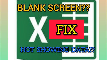 Microsoft Excel opening a blank document | Problem Fixed
