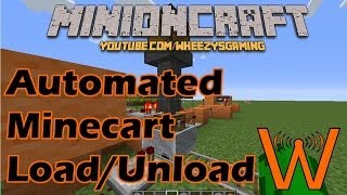 Minecraft 1.7 Tutorial - Automated Minecart Loading and Unloading