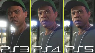 Grand Theft Auto PS5 vs PS4 vs PS3 Graphics Comparison