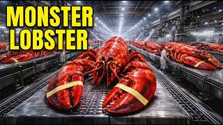 🦞 Inside a Modern Lobster Processing Factory 🏭 – From Ocean 🌊 to Plate 🍽️