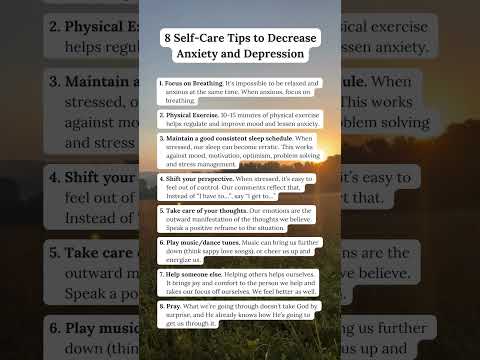 8 Self-Care Tips