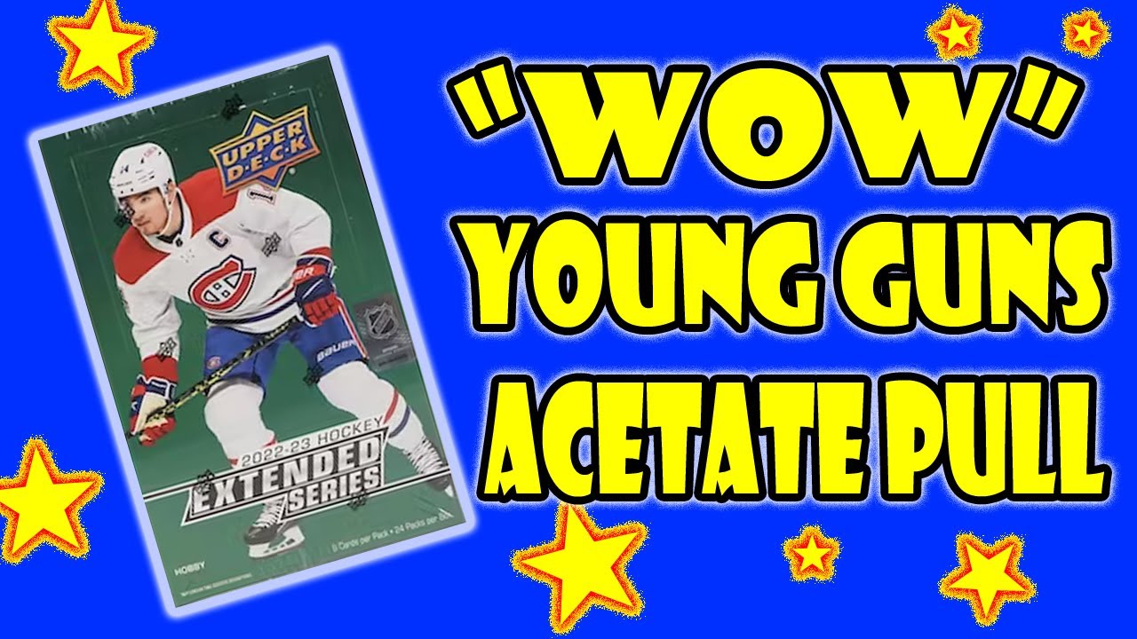 YOUNG GUNS ACETATE PULL!!!! 2022-23 Upper Deck Extended Series Box #2