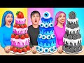 Makanan Warna Yang Sama Tantangan | Momen lucu Super Hyper DO