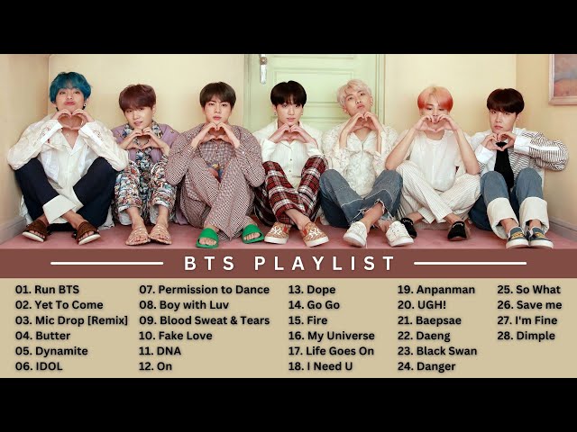 [ BTS PLAYLIST 2024 ] | BTS Playlist For Study and Relaxing class=