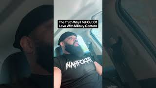 Why I Fell Out Of Love With Military Content