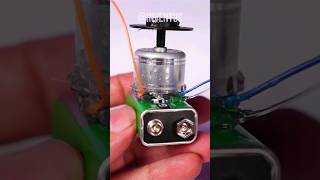 Simple Diy Made With Dc Motor And  Materials Recyclables #Shorts #Diy