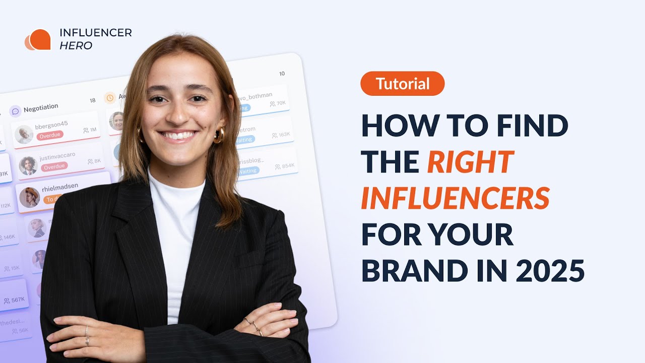 How to Find the Right Influencers for your Brand in 2025 | Tutorial ...