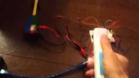 Wiiリモコン+arduino+lego