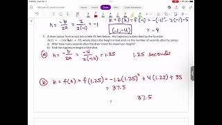 Math 1314 - Final Exam Study Guide - Video Review