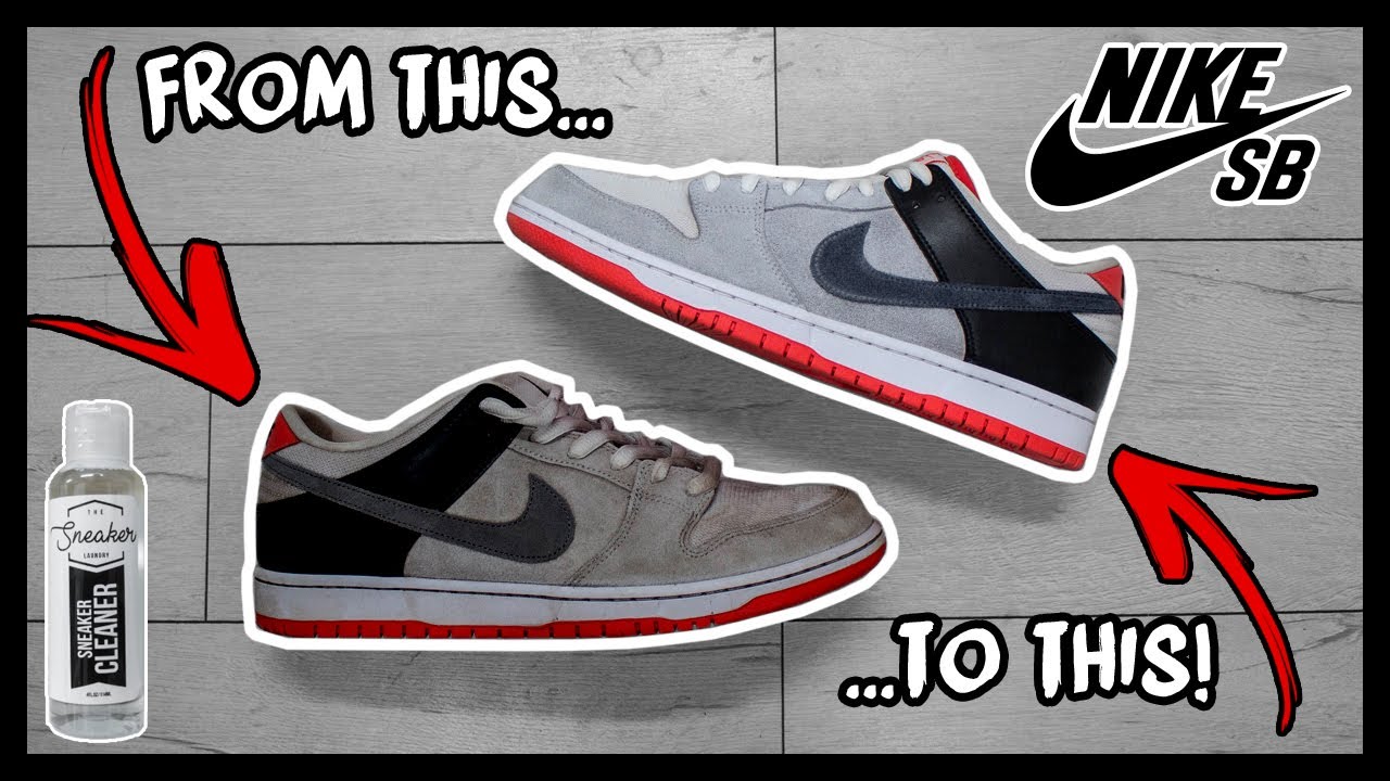 CLEANING FILTHY INFRARED NIKE SB DUNKS 