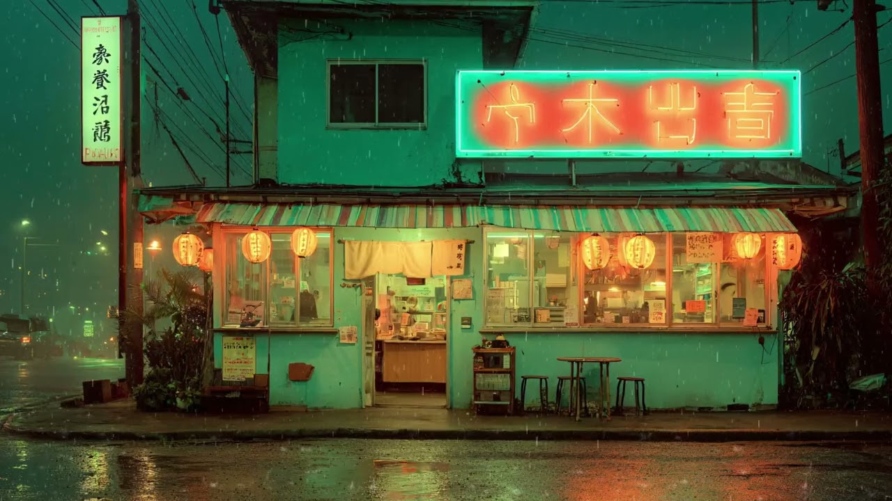 Kyoto Rain Sounds for Deep Sleep 🌧️ | Lofi Music, Insomnia Relief & Relaxation