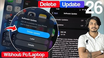 How To Remove iOS 26 Update From iPhone | How To Delete iOS 26 Update On iPhone | Delete iOS 26 |