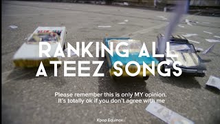 Ranking All Ateez Le Tracks