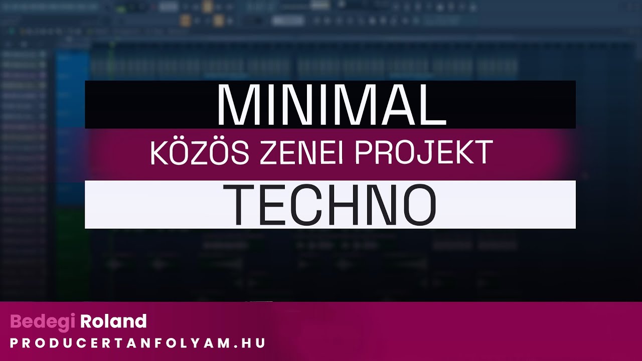 Közös tanulói projekt #6 - Minimal Techno
