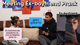 Meeting my Ex Boyfriend PRANK! Backfired