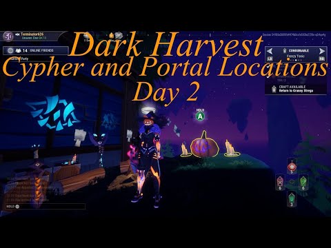 Dauntless- Dark Harvest Cypher and Portal Locations Day 2