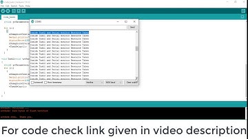 FreeRTOS Counting Semaphore Examples with Arduino