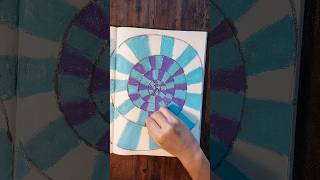 calm your mind with oil pastel spiral drawing