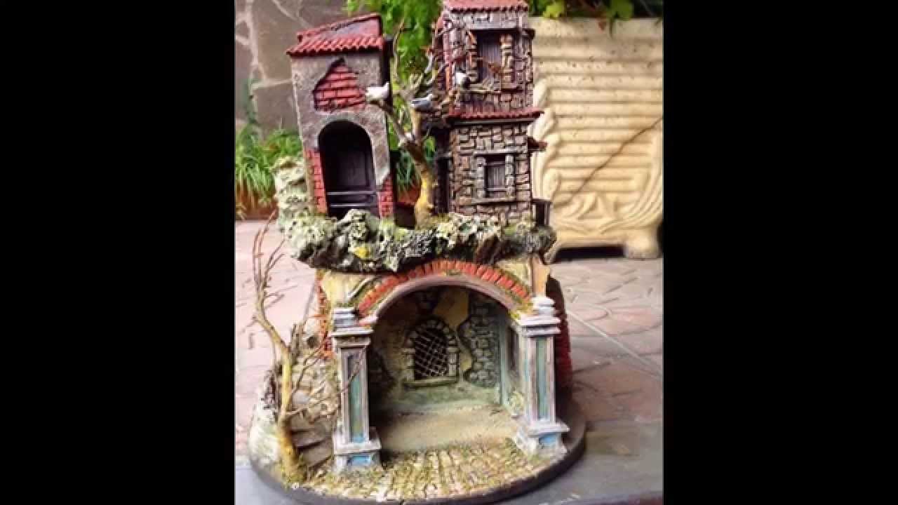Presepi realizzati in campana di vetro - YouTube