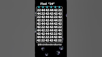 CAN YOU Spot It Speed Challenge! 7 Seconds! Go! #shorts #numberspuzzle #iq