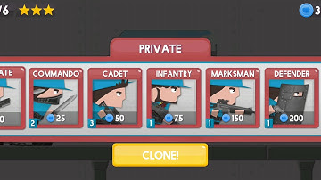 Clone Armies 4 Gameplay Walkthrough (3🌟 with 3 clones)