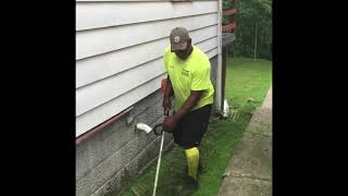 Dancing grass man