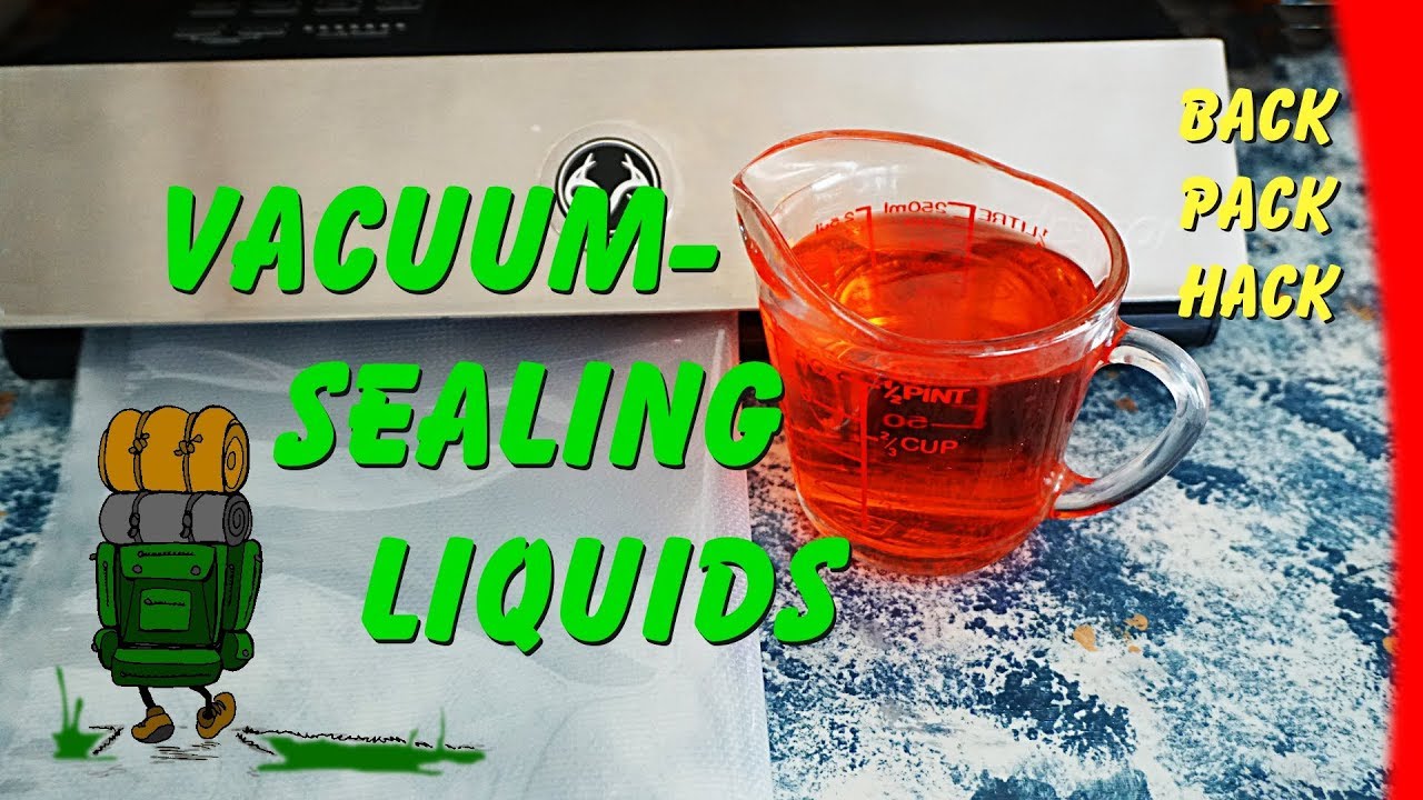 Can you vacuum seal liquids?