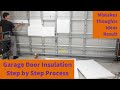 Cheap Garage Door Insulation DIY. Full process And Temperature Measurement