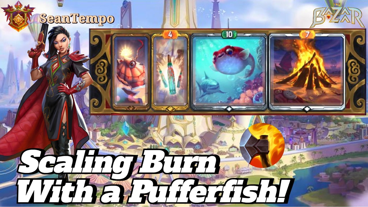 Infinite Pufferfish for Max Poison and Burn! - The Bazaar 11.0