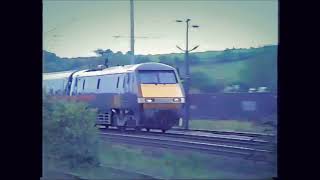 GNER trains at Grantham in May 1999