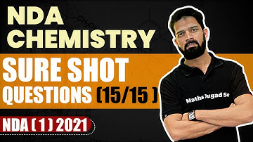 Chemistry Previous Year Paper Solution || NDA Chemistry PYQs || NDA Science 2021- 1