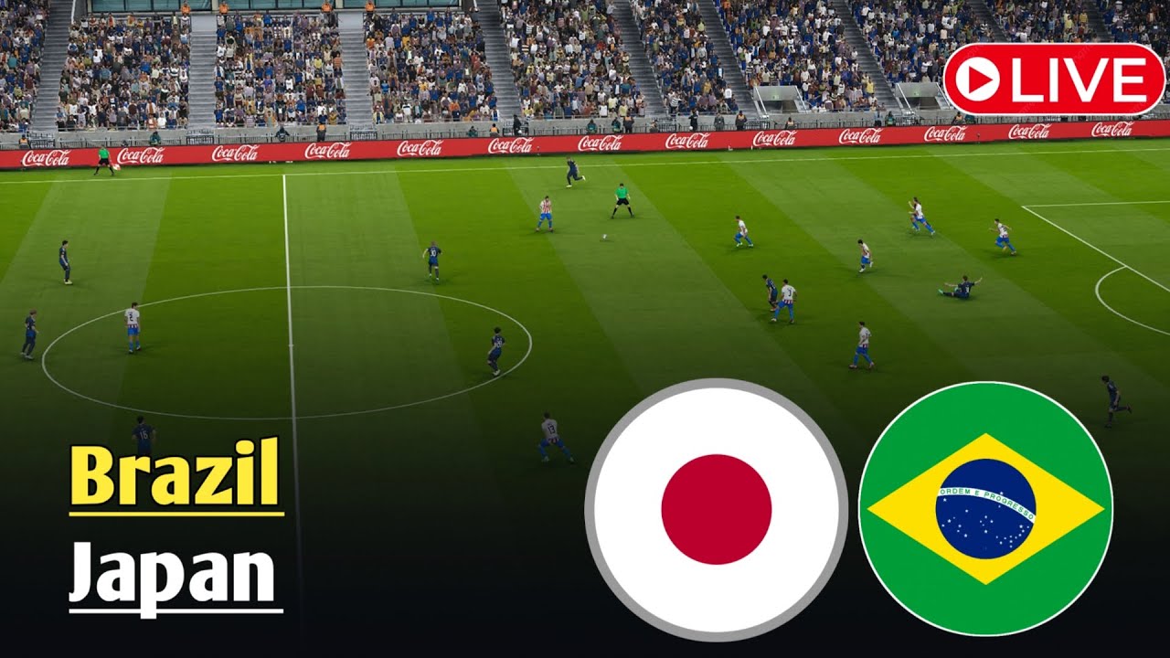 LIVE: Japan vs Brazil | FIFA International Friendly Match 2025 | Watch