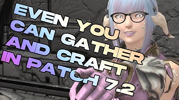 Gathering & Crafting with BUDGET SCRIP GEAR in Patch 7.2 | FFXIV Dawntrail