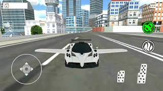 Flying car real driving android: Volando en ciudad cosmopolita (sonido musica) screenshot 3