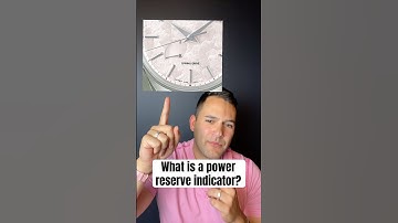 What is a power reserve indicator?