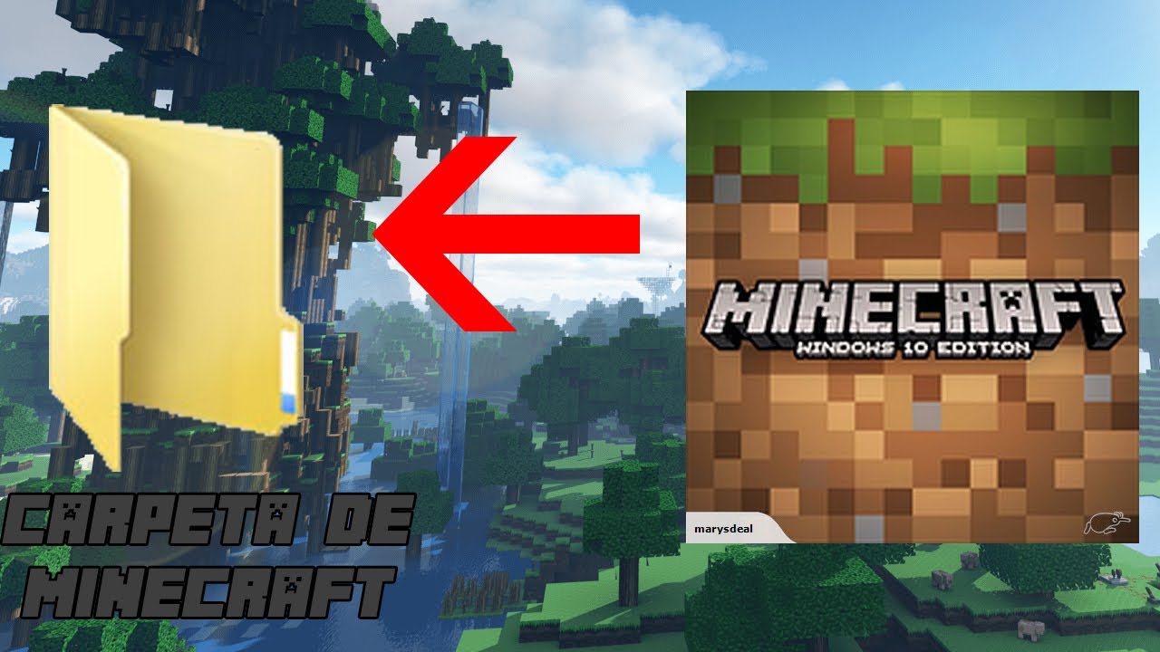 COMO ENCONTRAR LA CARPETA DE MINECRAFT WINDOWS 10 // 2020 // MINECRAFT