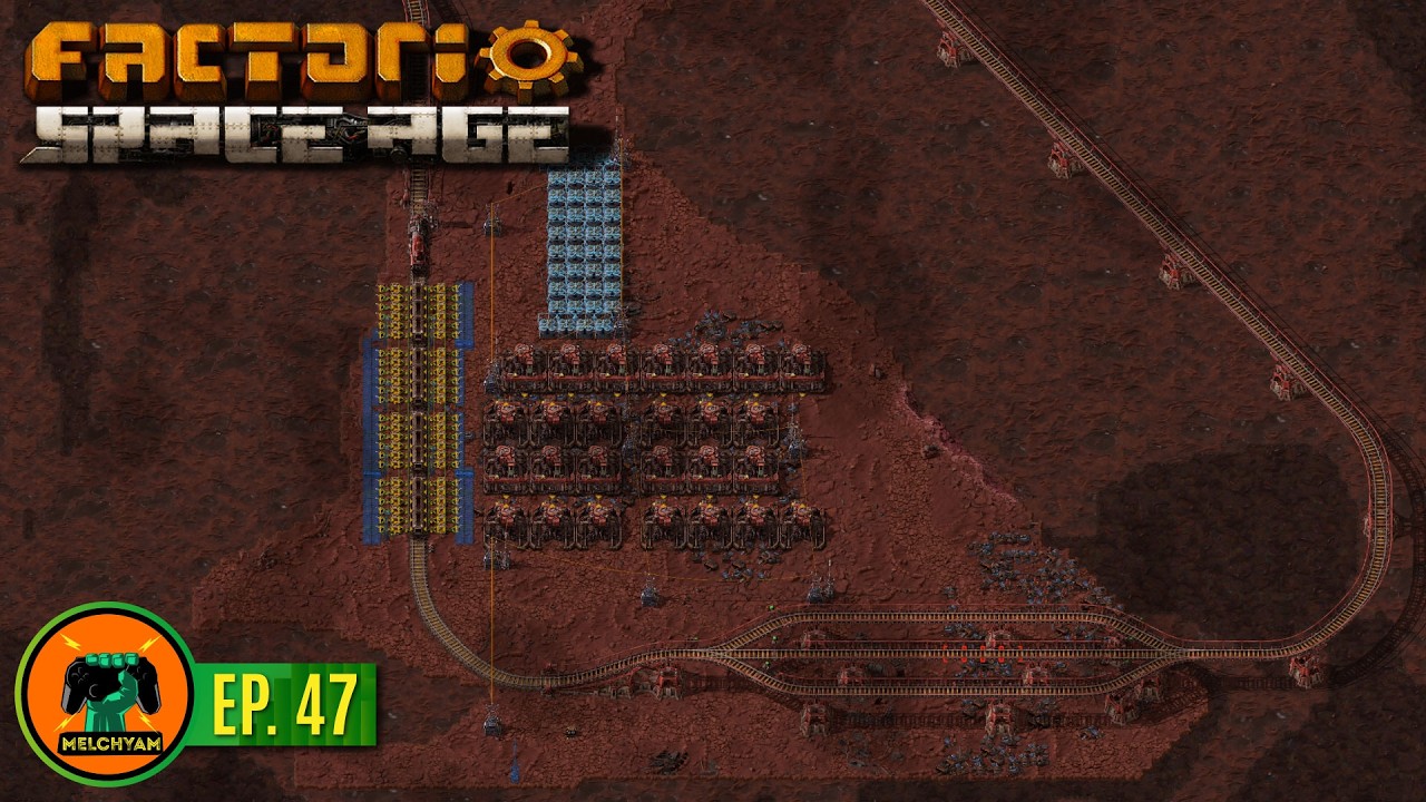 PRIMERAS VÍAS ELEVADAS EN FULGORA - EP. 47 // Factorio SPACE AGE ...
