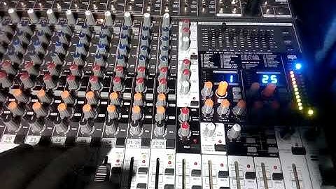 Tutorial. Botón PFL o SOLO en la BEHRINGER SX3242FX, mira el vídeo