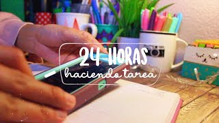 24 HORAS HACIENDO TAREA Y SIENDO PRODUCTIVA | Princolitas