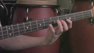 Bass Blues Scale chords