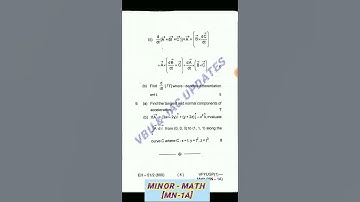FYUGP SEM-1 MATH (MINOR) MN-1A 2023-27 PYQ