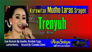 TRENYUH Karawitan Mudho Laras Terbaru vocal Ririk