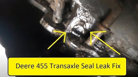 Deere 425, 445, 455 Differential Lock Seal Replacement - EASY ACCESS