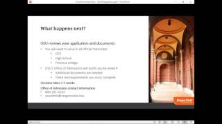 Fall 2016 Undergraduate Admissions and Financial Aid Info Session