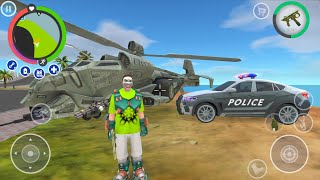 US Police Inspector Car Army Helicopter Flying Tank Mech Robot and Truck Driving Gameplay screenshot 3