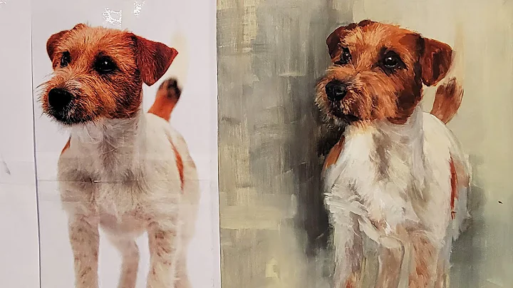 How to Paint Animal Portraits:  Jack Russell Terrier